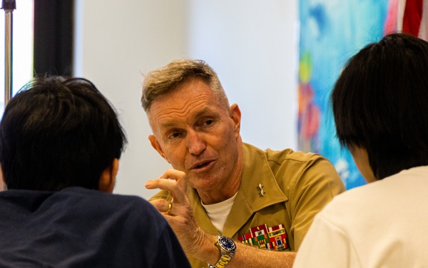 Head of Marine recruiting visits Princeton High School