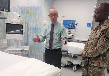 Fort Hamilton Garrison Commander tours new neighborhood State-of-the-Art Emergency Department