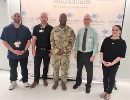 Fort Hamilton Garrison Commander tours new neighborhood State-of-the-Art Emergency Department