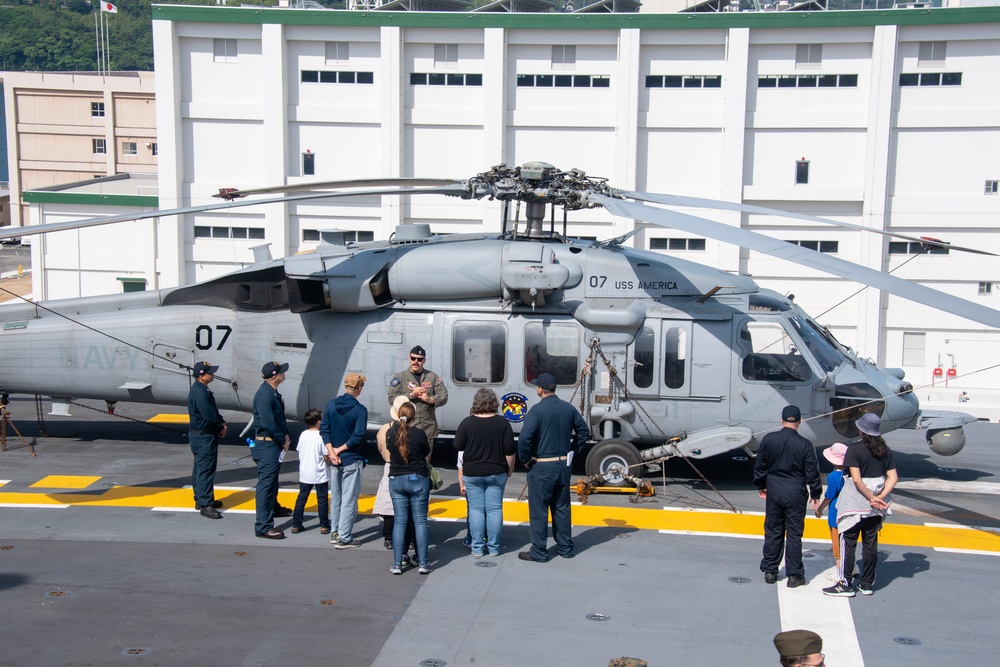 USS America (LHA 6) Hosts Friends and Family Day