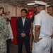 CO, Sasebo Mayor Tour USS Nimitz