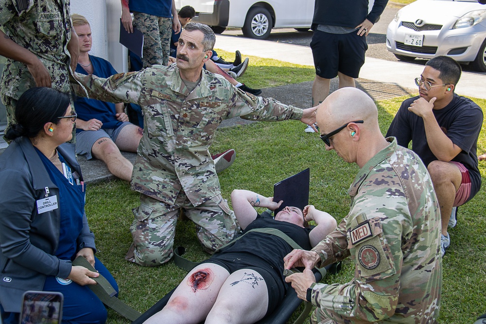 USNMRTC Yokosuka conducts, large-scale, multi-day, joint-partner exercise to promote interoperability and readiness