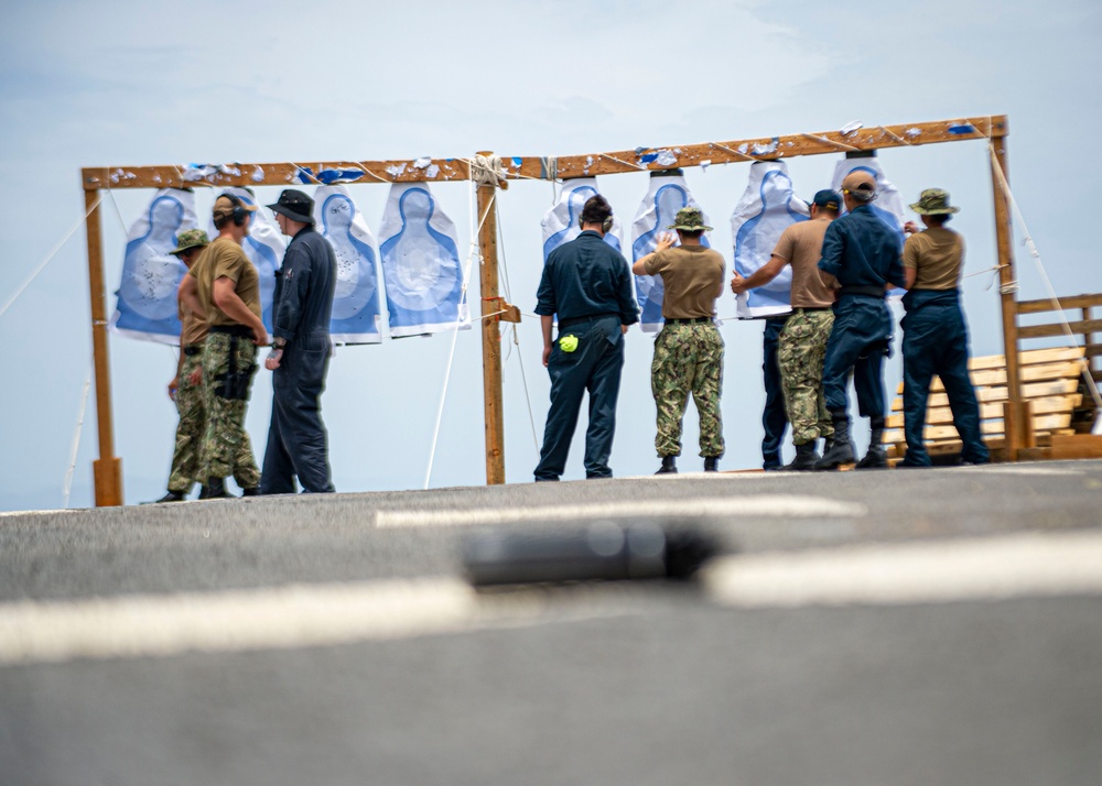 USS Paul Hamilton Weapons Qualification Course