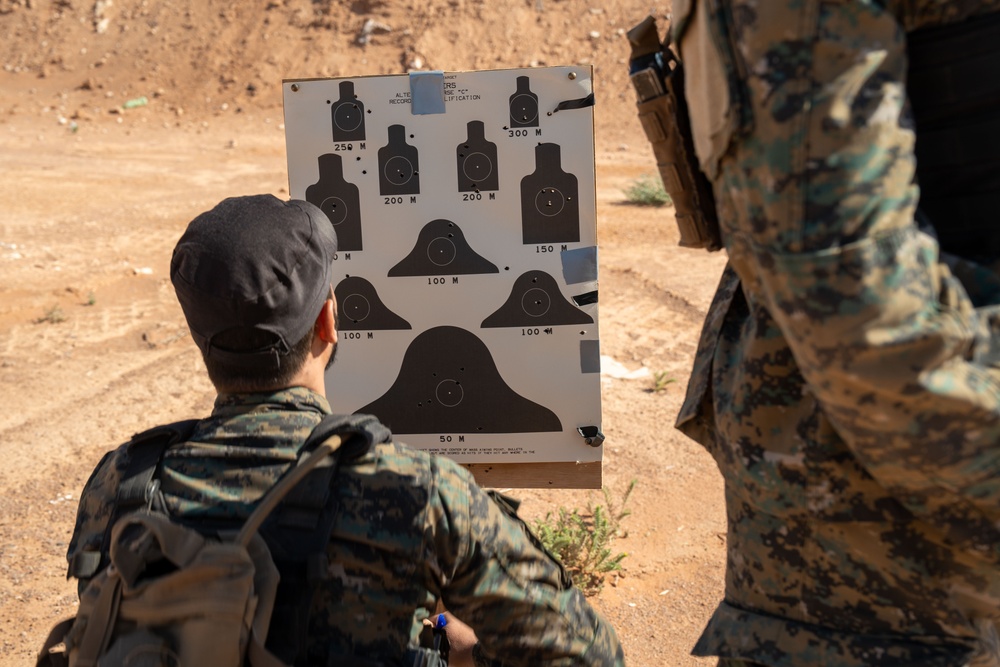Syrian Free Army conducts individual weapon qualifications