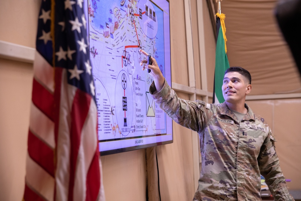 U.S. Army Central and Kuwait Cyber Operations Directorate and Armed Forces Conduct Bilateral Cyber Defense Training