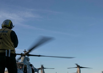 USS Mesa Verde Conducts Flight Ops During COMPTUEX