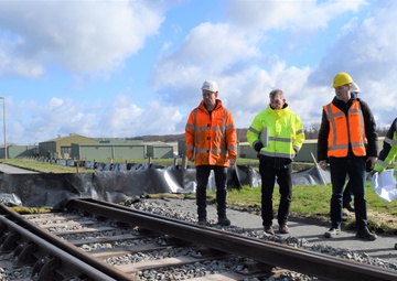 Eygelshoven Army Depot celebrates rail reopening
