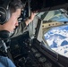 KC-135 refuels Raptors during Northern Edge 23-1