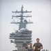 USS Ronald Reagan (CVN 76) Sailor commence flight deck PT