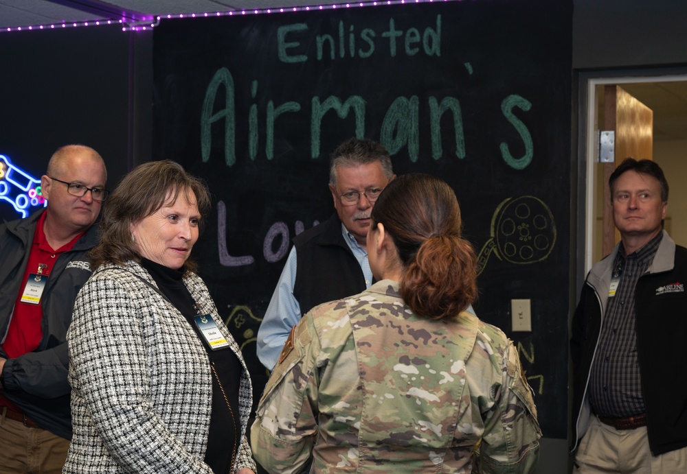 AMC Civic Leaders tour Vance AFB