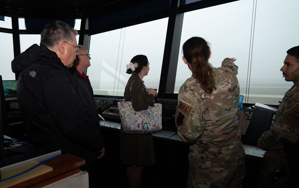 AMC Civic Leaders tour Vance AFB