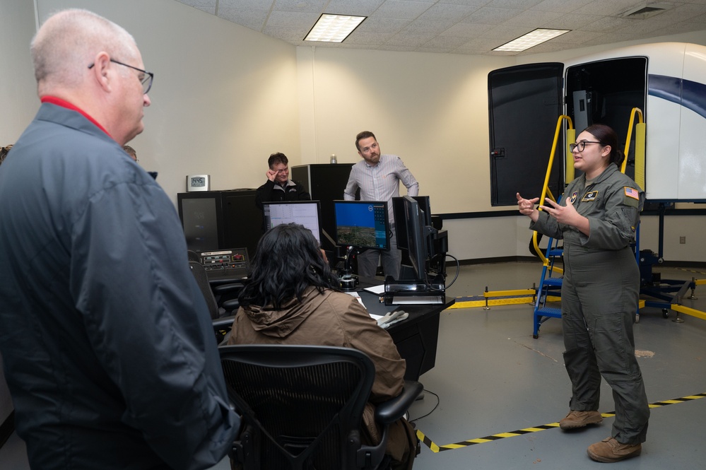 AMC Civic Leaders tour Vance AFB
