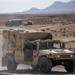 Tunisian soldiers on the move during African Lion 23