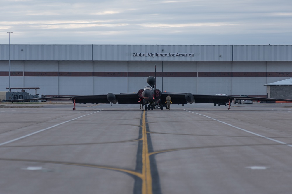 U-2 makes a stop at Offutt as part of Dragon Flag EAST