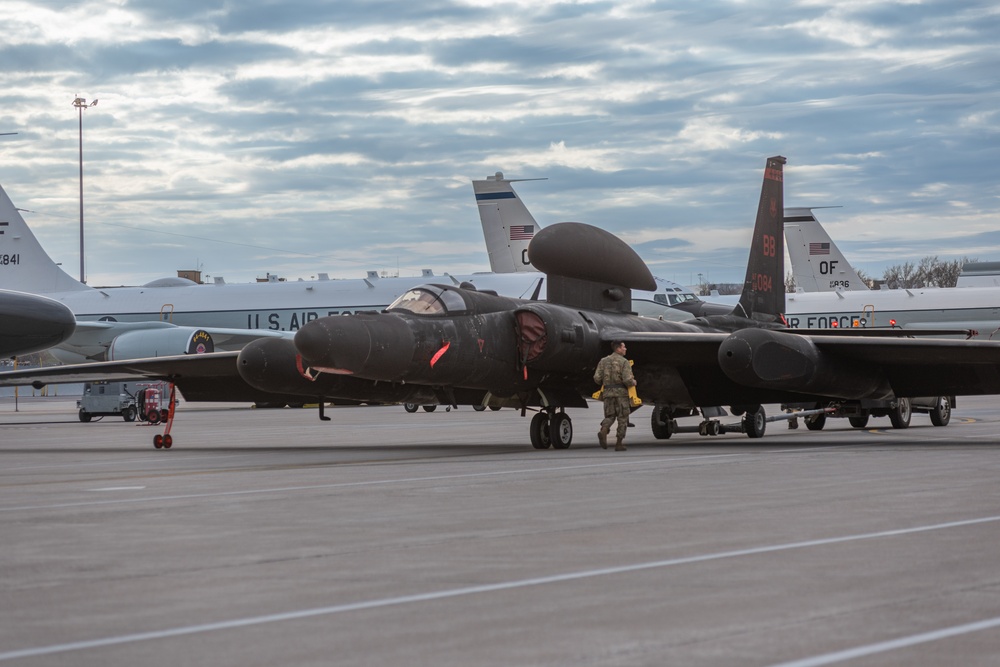 U-2 makes a stop at Offutt as part of Dragon Flag EAST