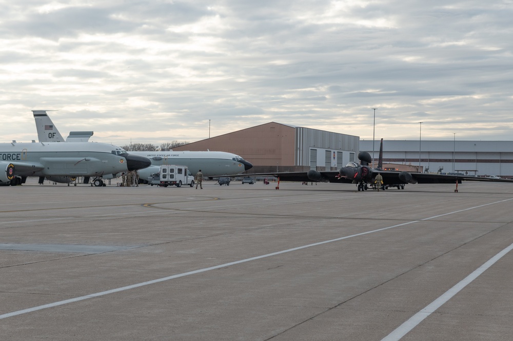 U-2 makes a stop at Offutt as part of Dragon Flag EAST