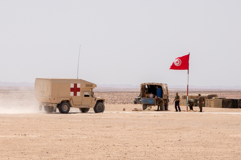 903rd MD supports Tunisian forces during African Lion 23