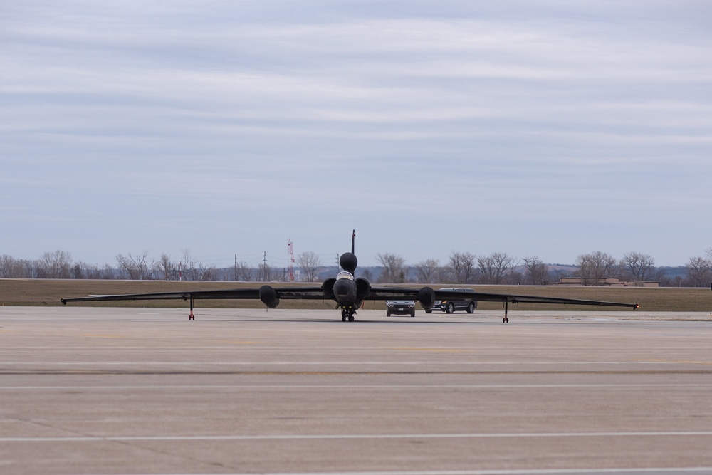 U-2 makes a stop at Offutt as part of Dragon Flag EAST