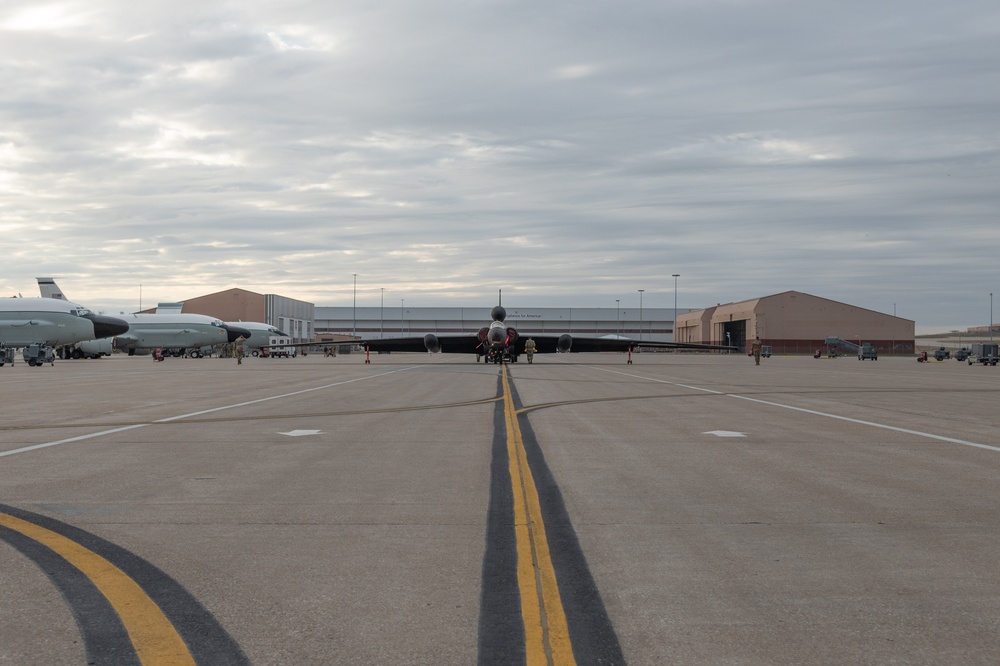 U-2 makes a stop at Offutt as part of Dragon Flag EAST
