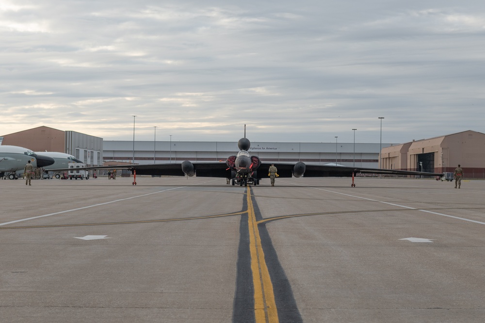 U-2 makes a stop at Offutt as part of Dragon Flag EAST