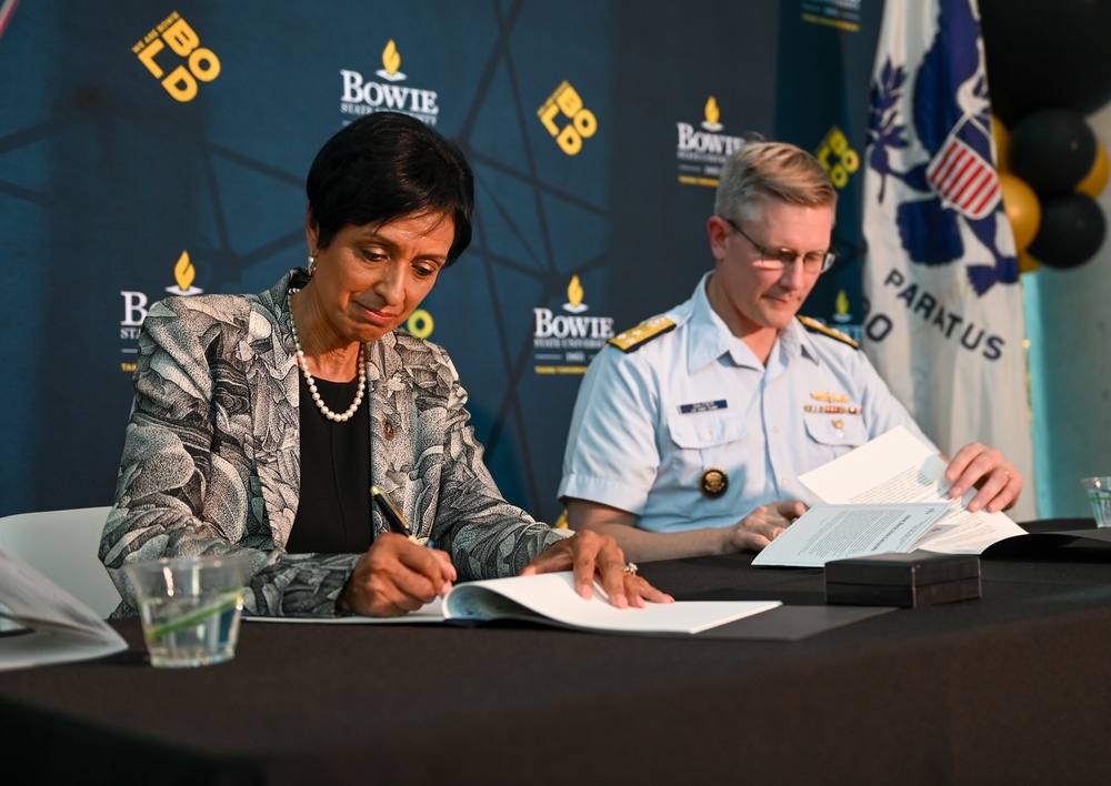 Memorandum of agreement between Bowie State University and the Coast Guard