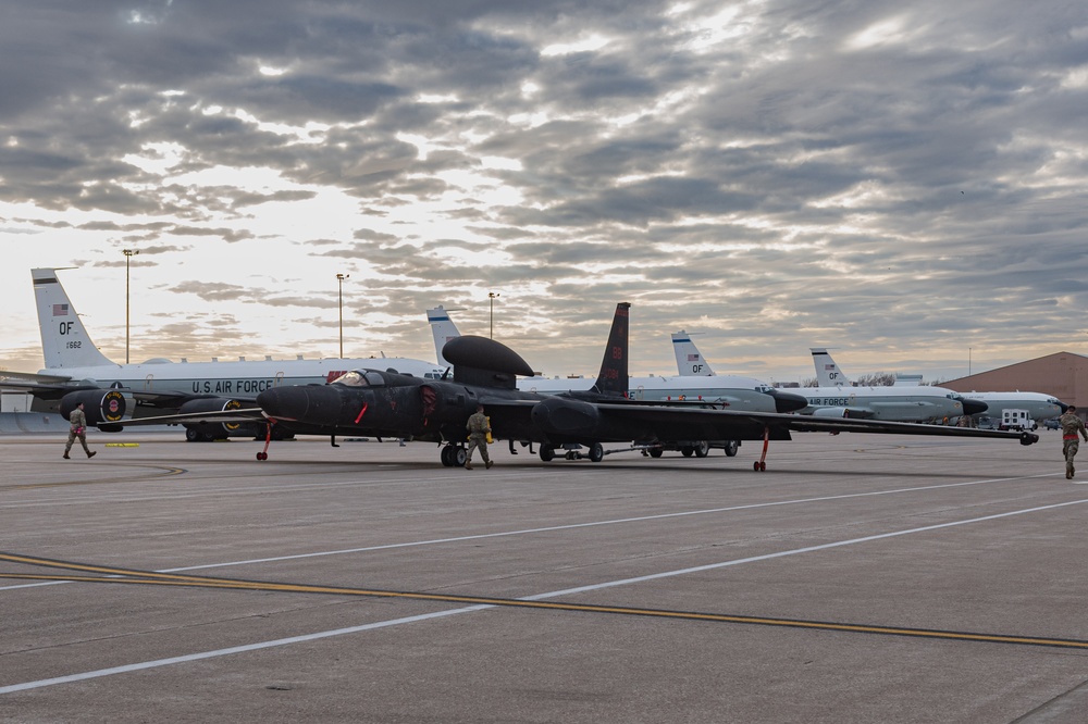 U-2 makes a stop at Offutt as part of Dragon Flag EAST