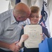 Certificate of Appreciation for Coast Guard child