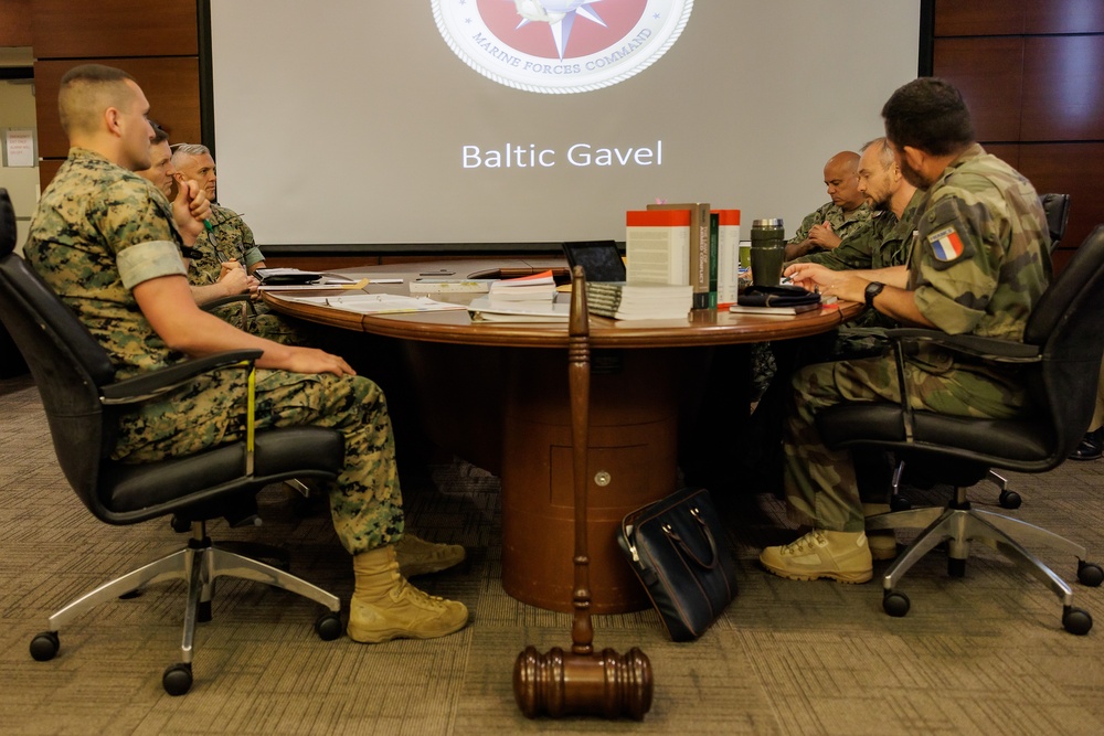 MARFORCOM Hosts Exercise Baltic Gavel 2023