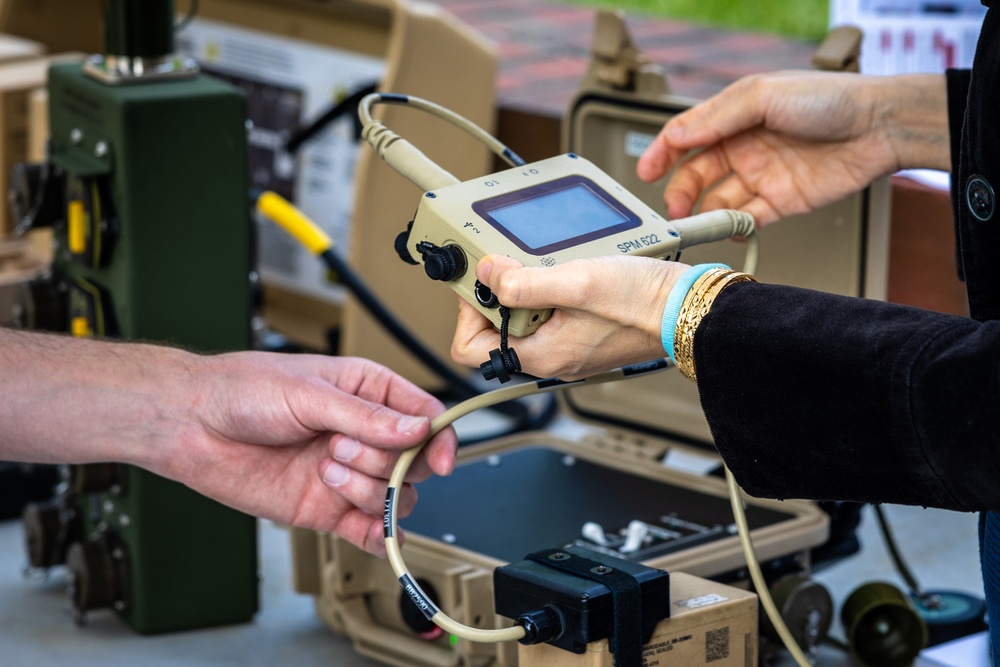 The Marine Corps Expeditionary Energy Office holds a small unit power demonstration