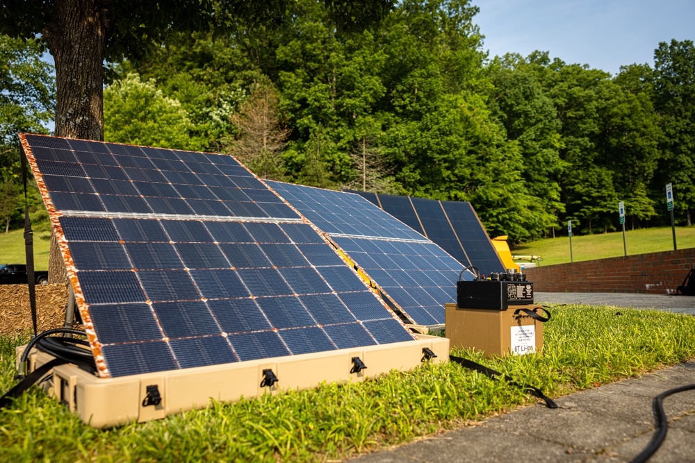 The Marine Corps Expeditionary Energy Office holds a small unit power demonstration