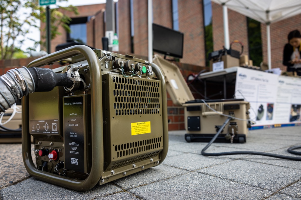 The Marine Corps Expeditionary Energy Office holds a small unit power demonstration