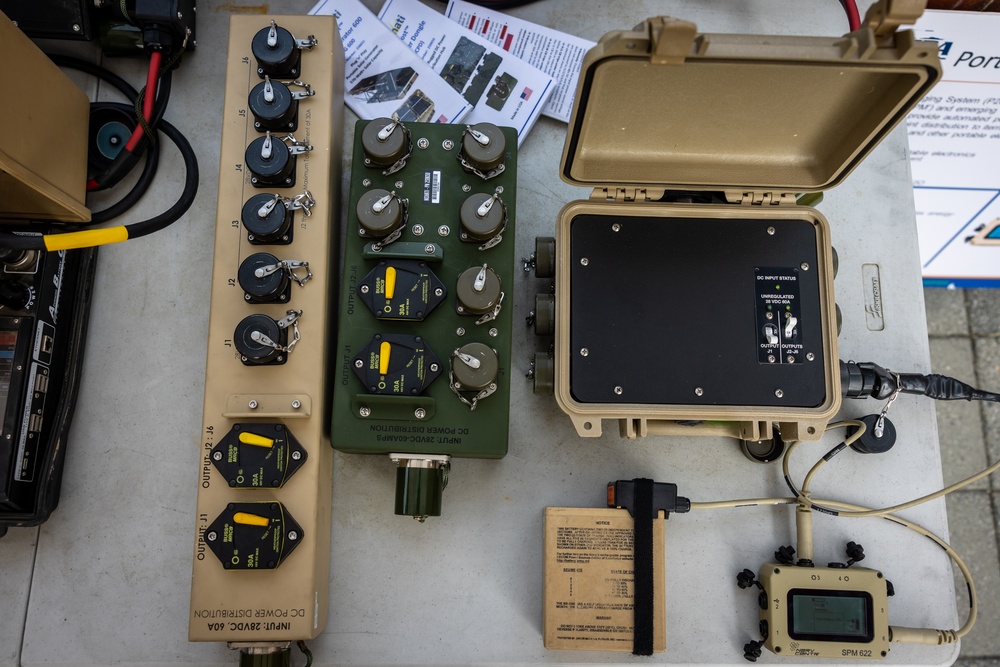 The Marine Corps Expeditionary Energy Office holds a small unit power demonstration