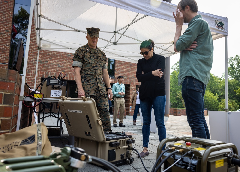 The Marine Corps Expeditionary Energy Office holds a small unit power demonstration