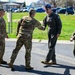 18th AF commander Maj. Gen. Corey Martin visits Fairchild AFB