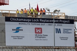 Chickamauga Lock Replacement Project reaches monolithic milestone