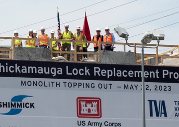 Chickamauga Lock Replacement Project reaches monolithic milestone