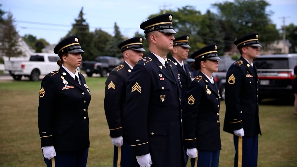 Wisconsin Funeral Honors service