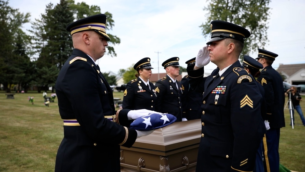 Wisconsin Funeral Honors service