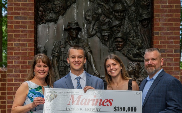 James R. Howry earns Marine Option NROTC Scholarship