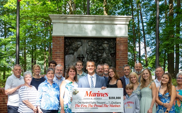 James R. Howry earns Marine Option NROTC Scholarship