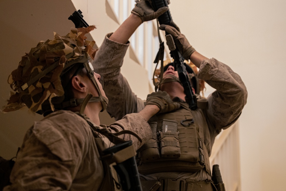 Marines conduct training during Intrepid Maven 23.3
