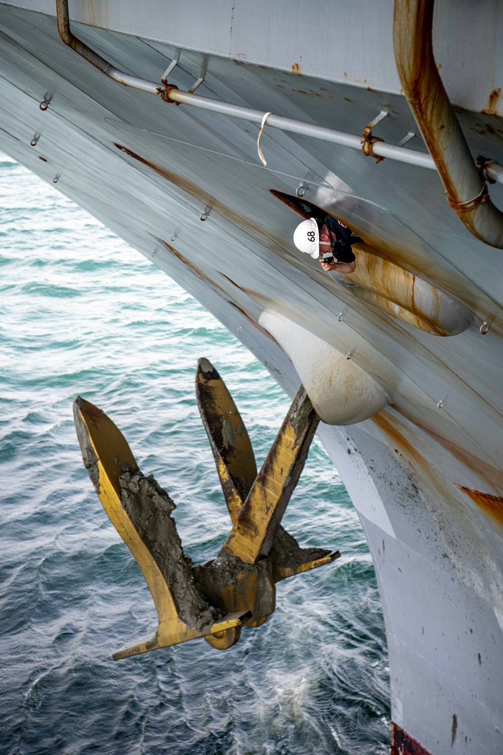 Sailor Raises Anchor