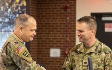 Col. James Crocker receives the Legion of Merit