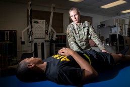 Service Members in Training Physical Therapy Clinic