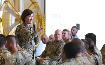 Chief Master Sergeant of the Air Force visits Duke Field