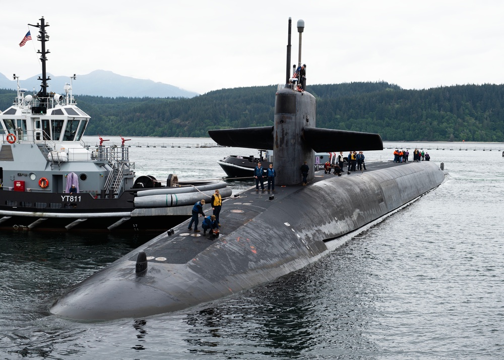 USS Nevada (SSBN 733) Returns to Homeport