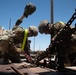 Soliders perform railway operations in preparation for deployment