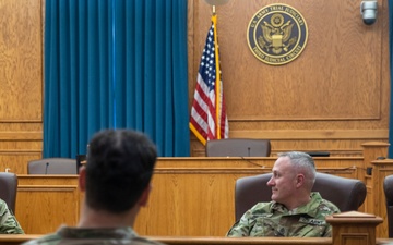 Judge Advocate of the Army Visits Fort Riley
