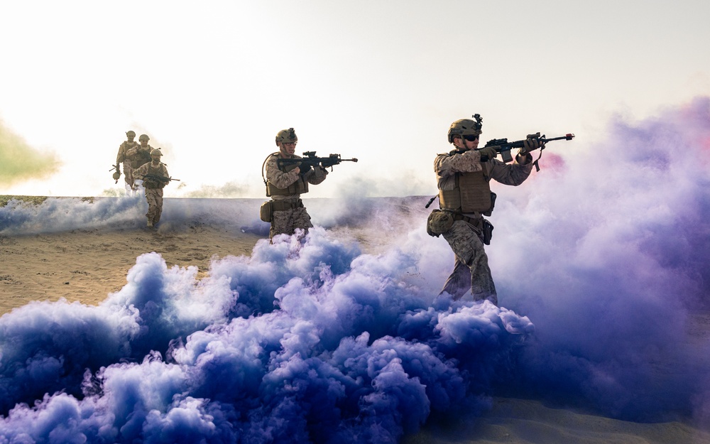 Marines conduct MOUT training during Intrepid Maven 23.3