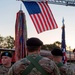 Soldiers perform presentation of colors